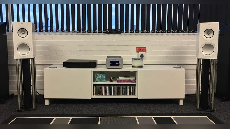 Loudspeakers in a home hi-fi listening setup